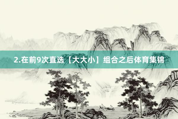 2.在前9次直选【大大小】组合之后体育集锦